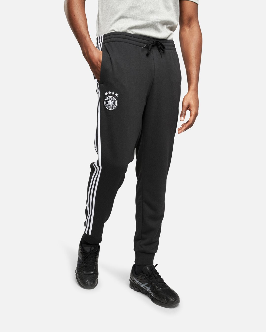 Pantalon de survêtement Allemagne 2024 - Noir/Blanc