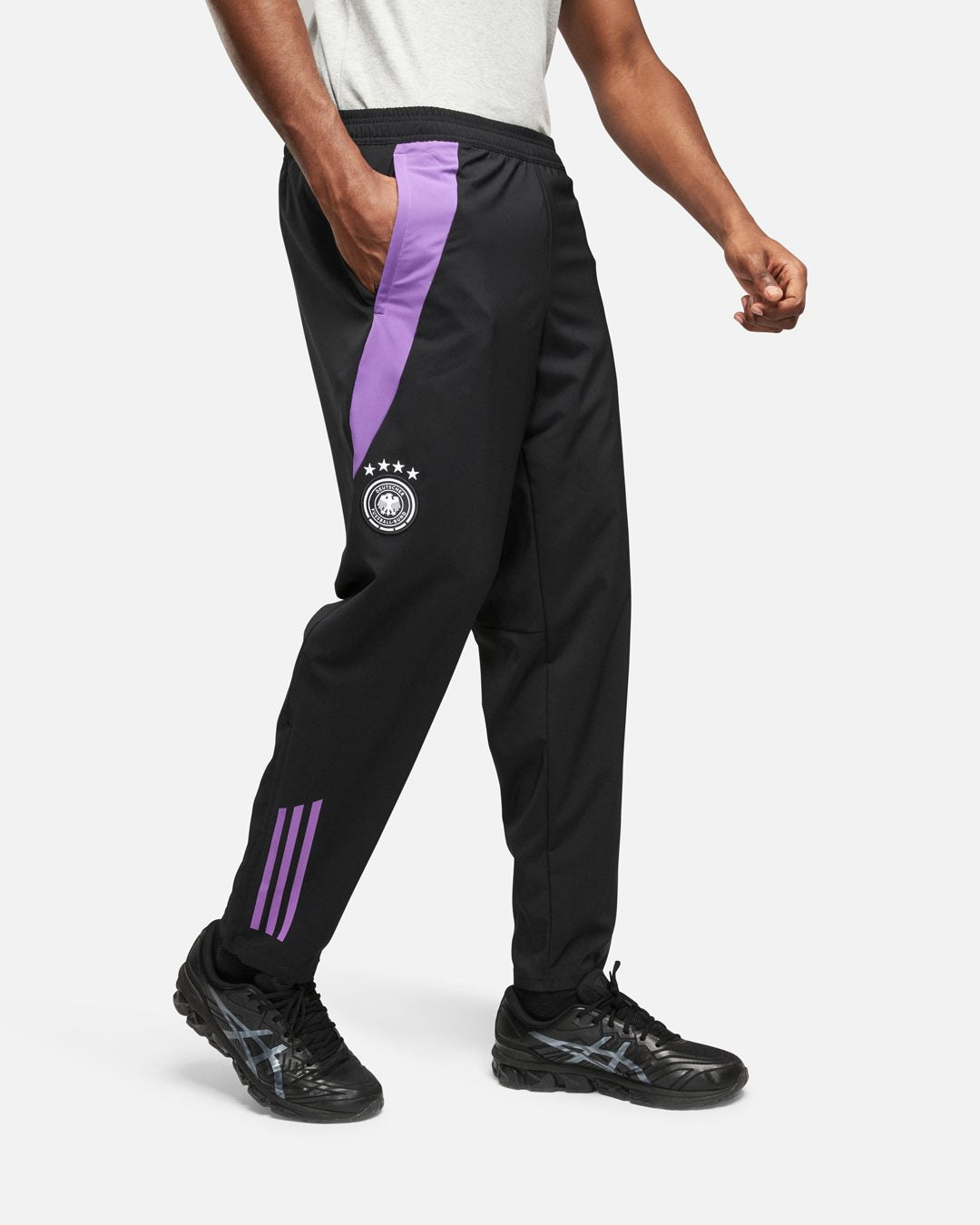 Pantalon de survêtement Allemagne 2024 - Noir/Violet