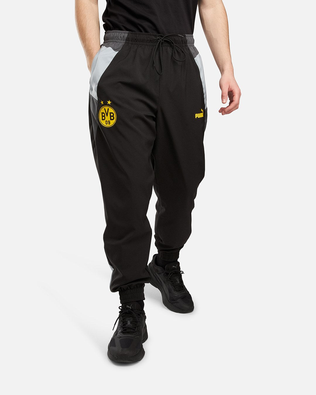 Pantalon de survêtement Dortmund 2023/2024 - Noir/Gris/Blanc