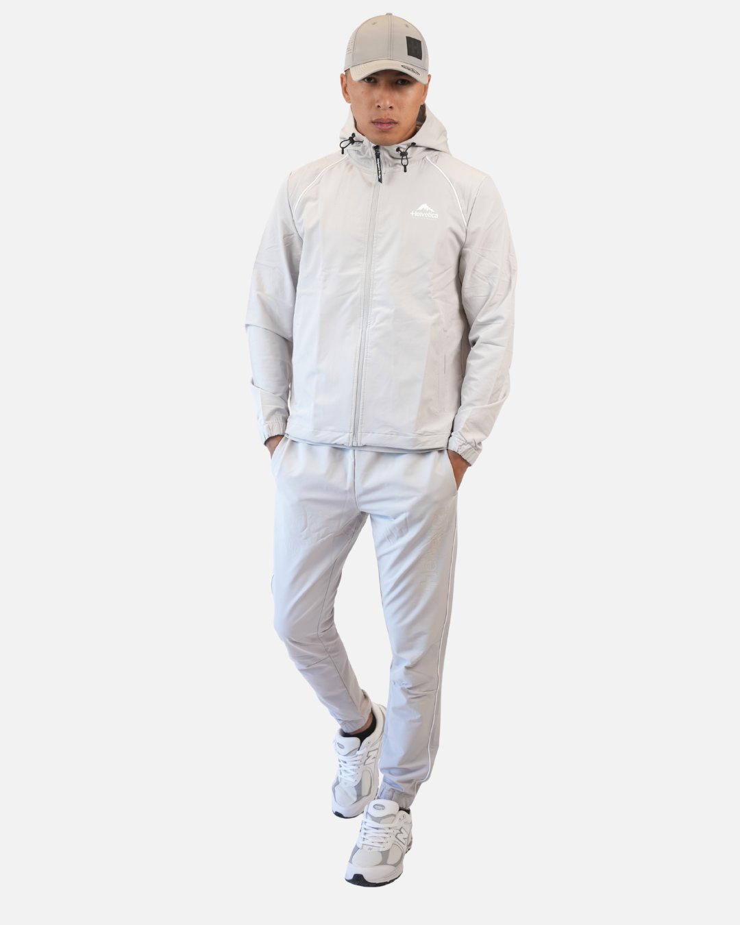 Pantalon de survêtement Helvetica Wells - Gris