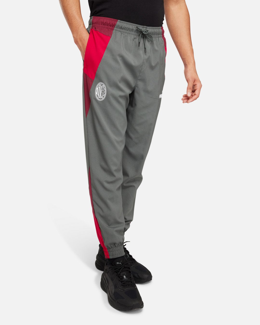 Pantalon de survêtement Milan AC 2023/2024 - Gris/Rouge