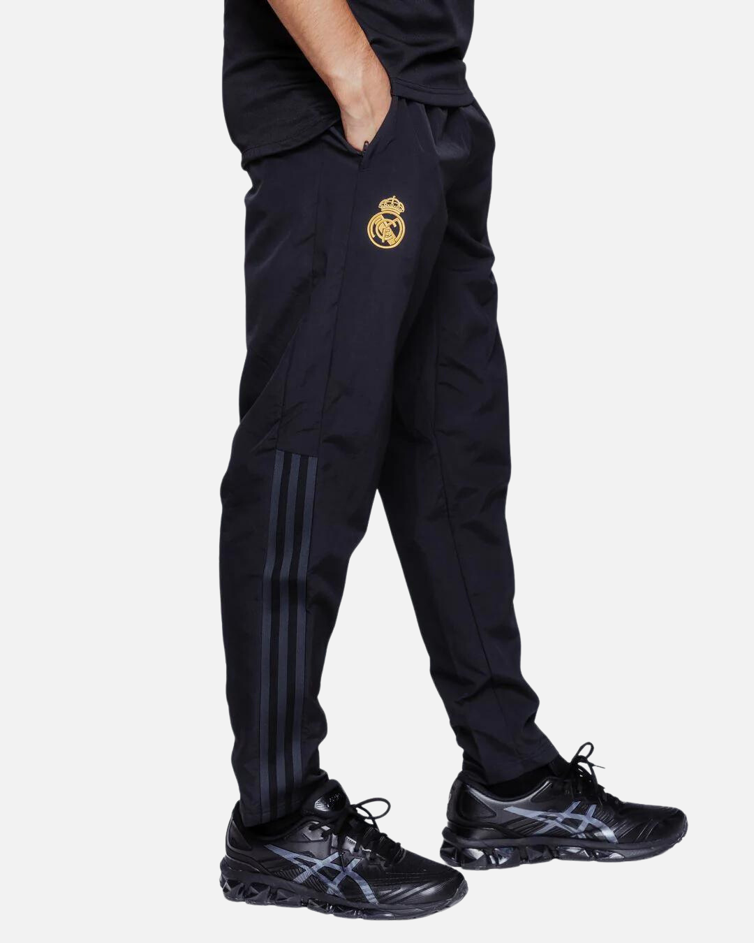 Pantalon de survêtement Real Madrid 2023/2024 - Noir/Doré