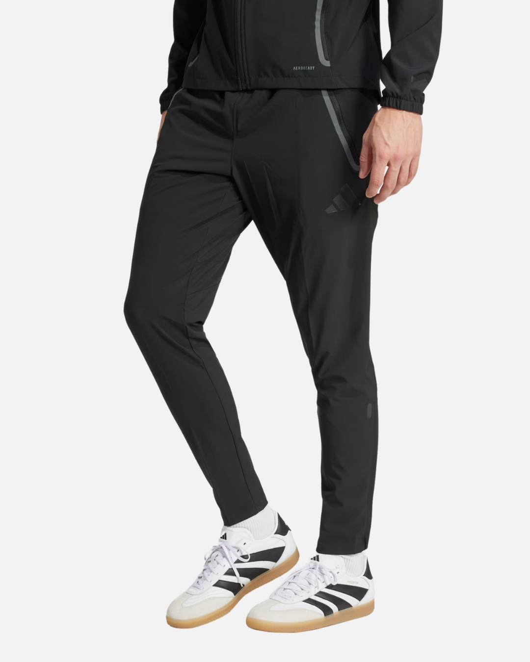 Real Madrid Tracksuit Bottoms - Black
