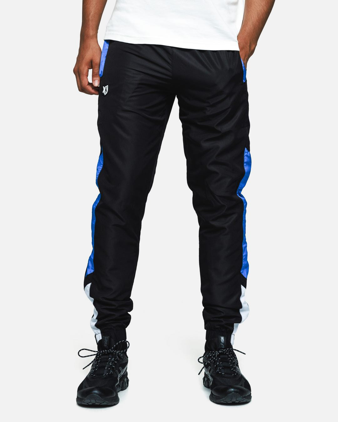 Pantaloni FK Diamond II - Nero/Bianco/Blu