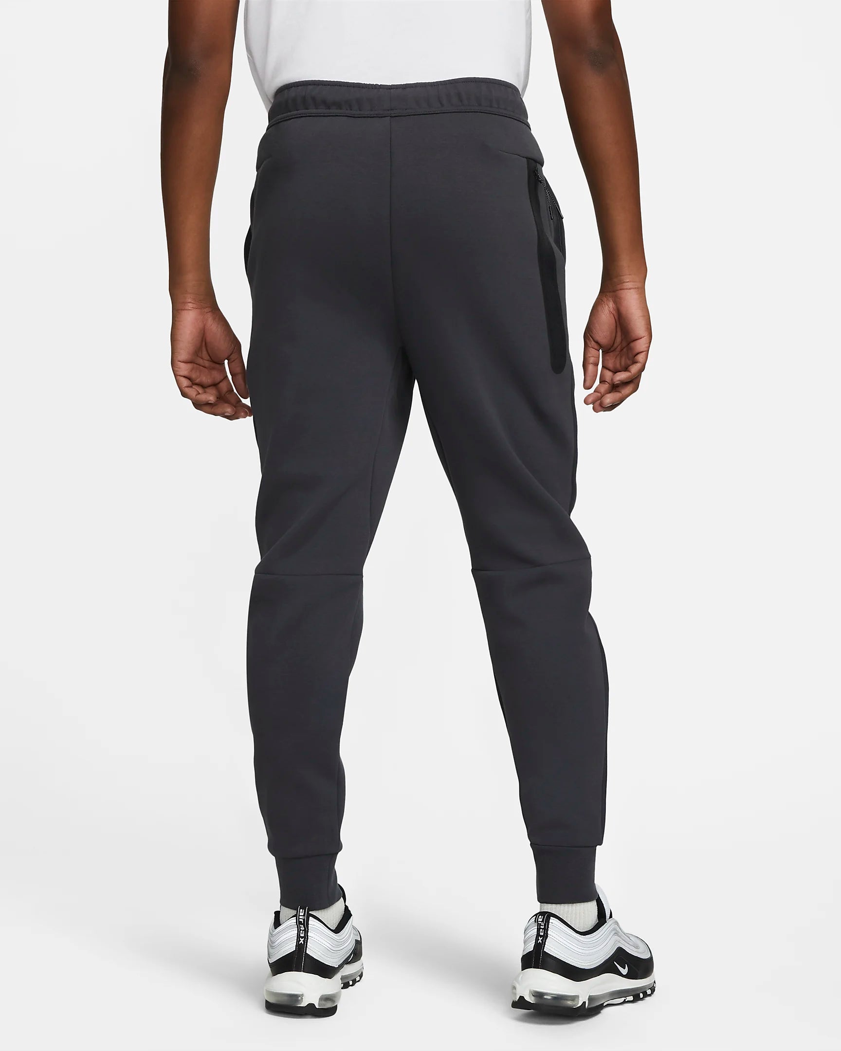 Pantalon Jogging Nike Sportswear Tech Fleece - Gris/Vert