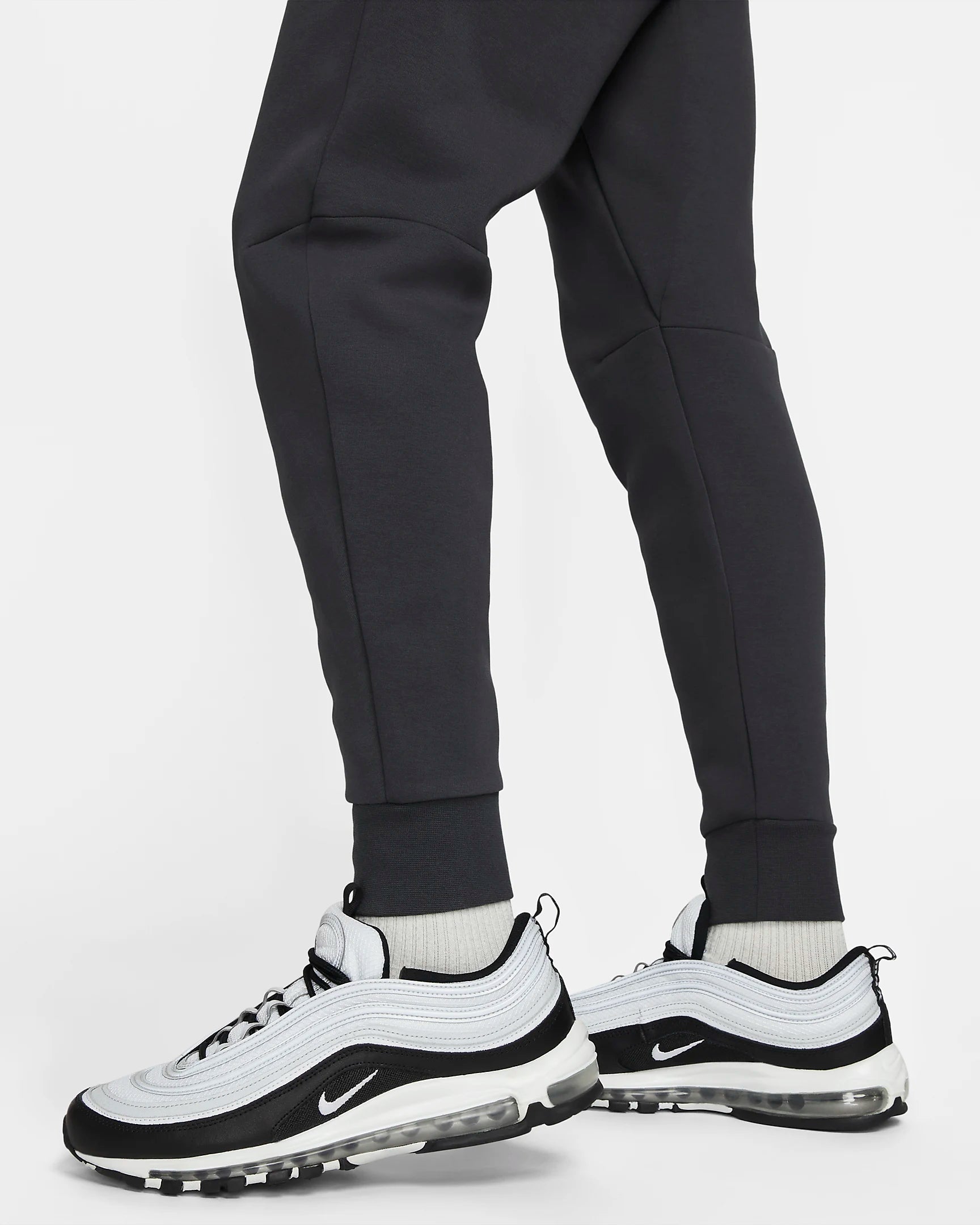 Pantalon Jogging Nike Sportswear Tech Fleece - Gris/Vert