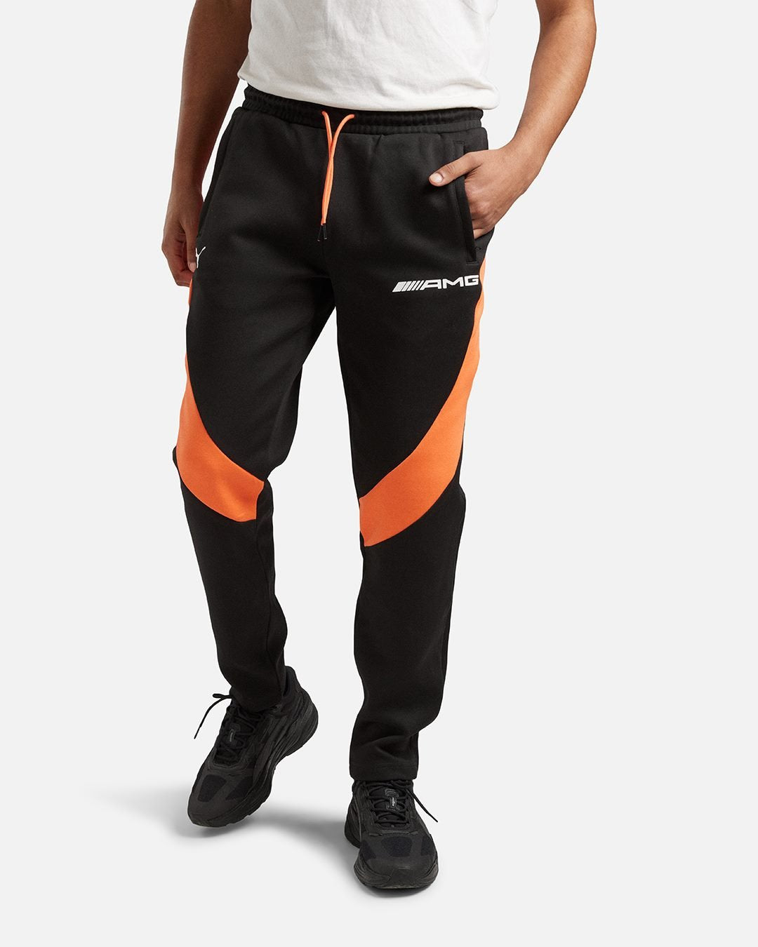 Mercedes AMG Puma Pants Black/Orange