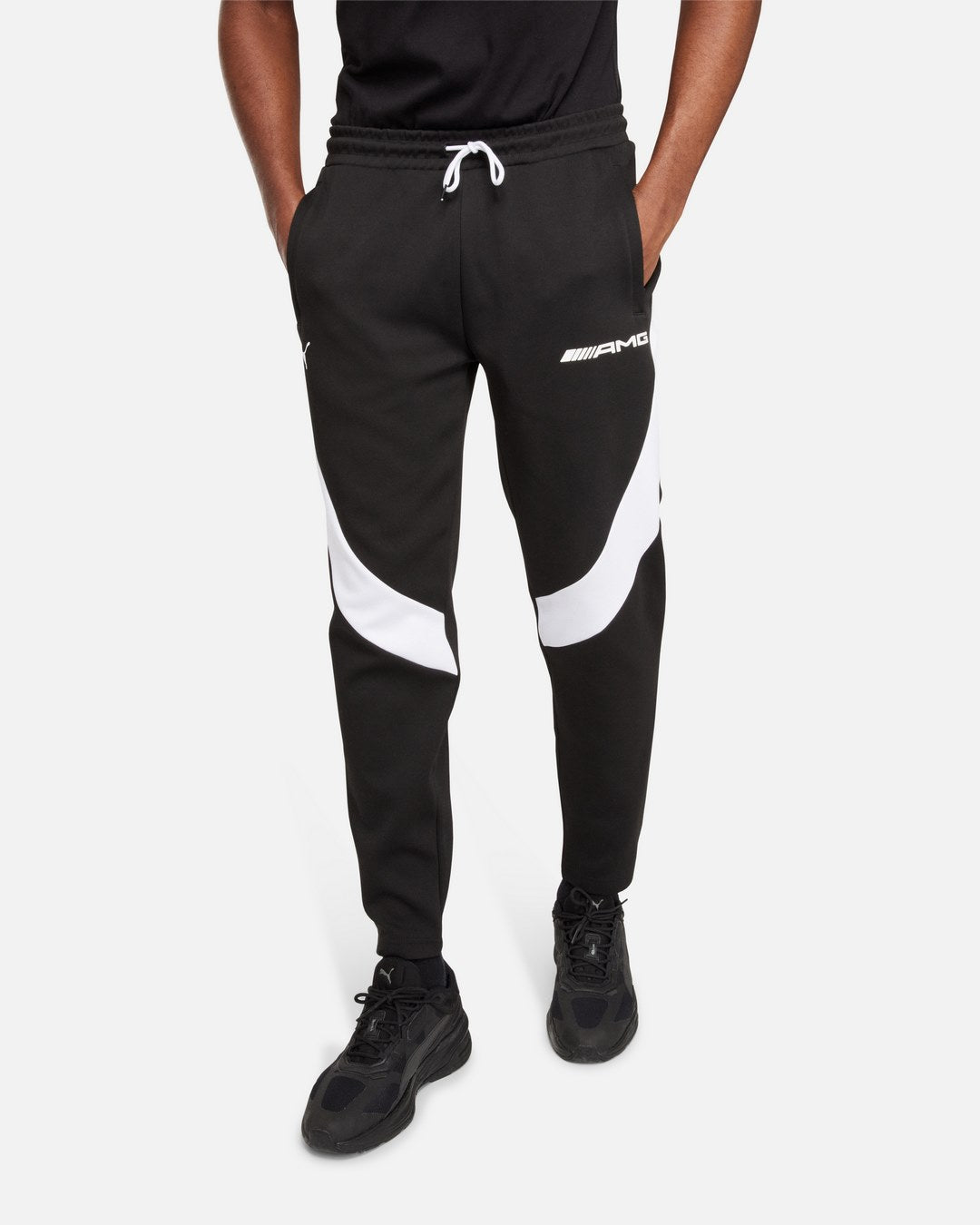 Pantaloni Mercedes AMG Puma Neri/Bianchi