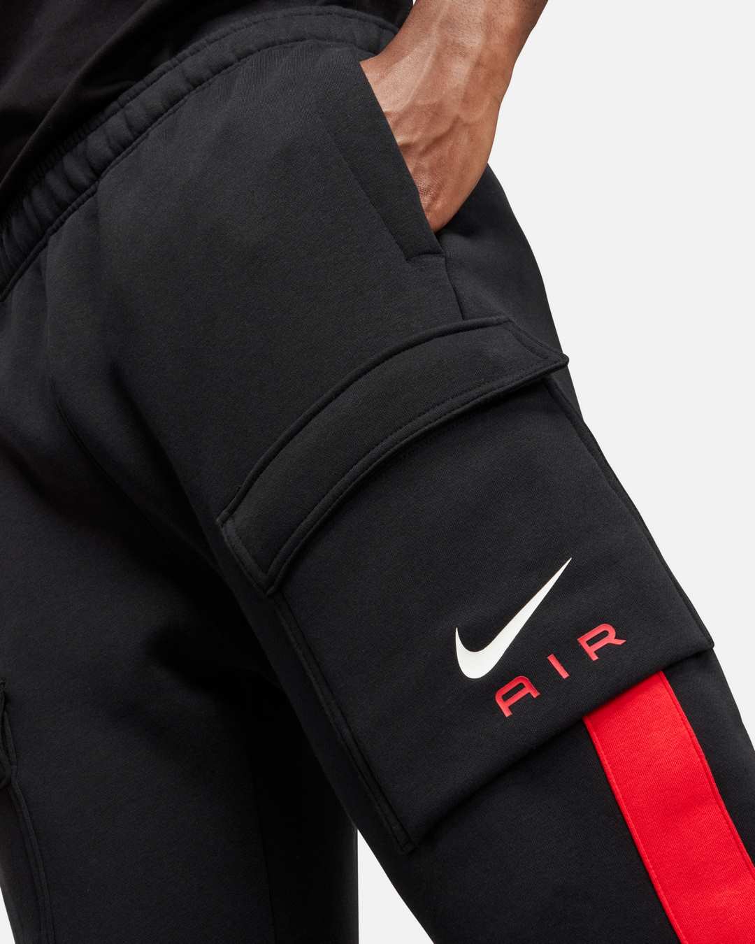 Pantalon Nike Air - Noir/Rouge