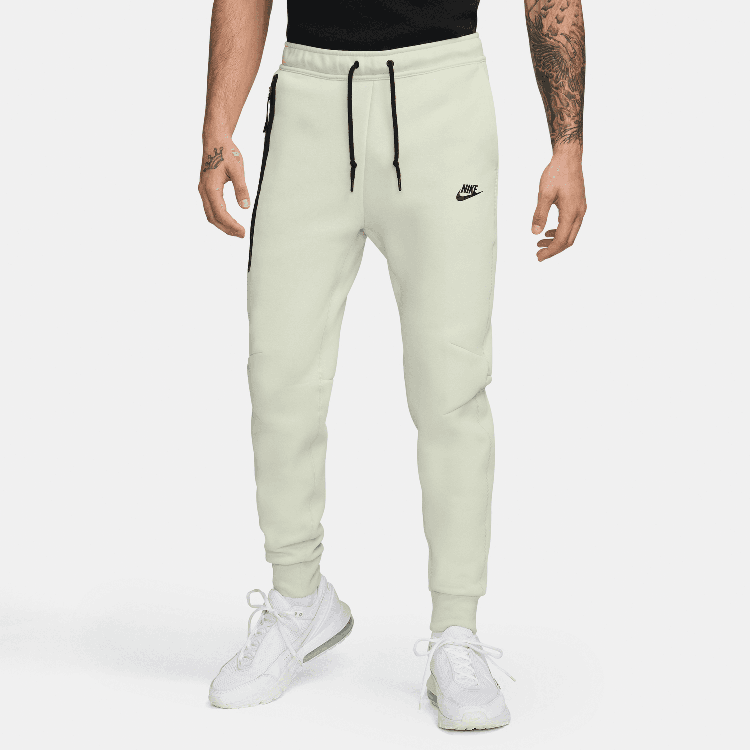 Pantalon Nike Tech Fleece - Beige/Noir