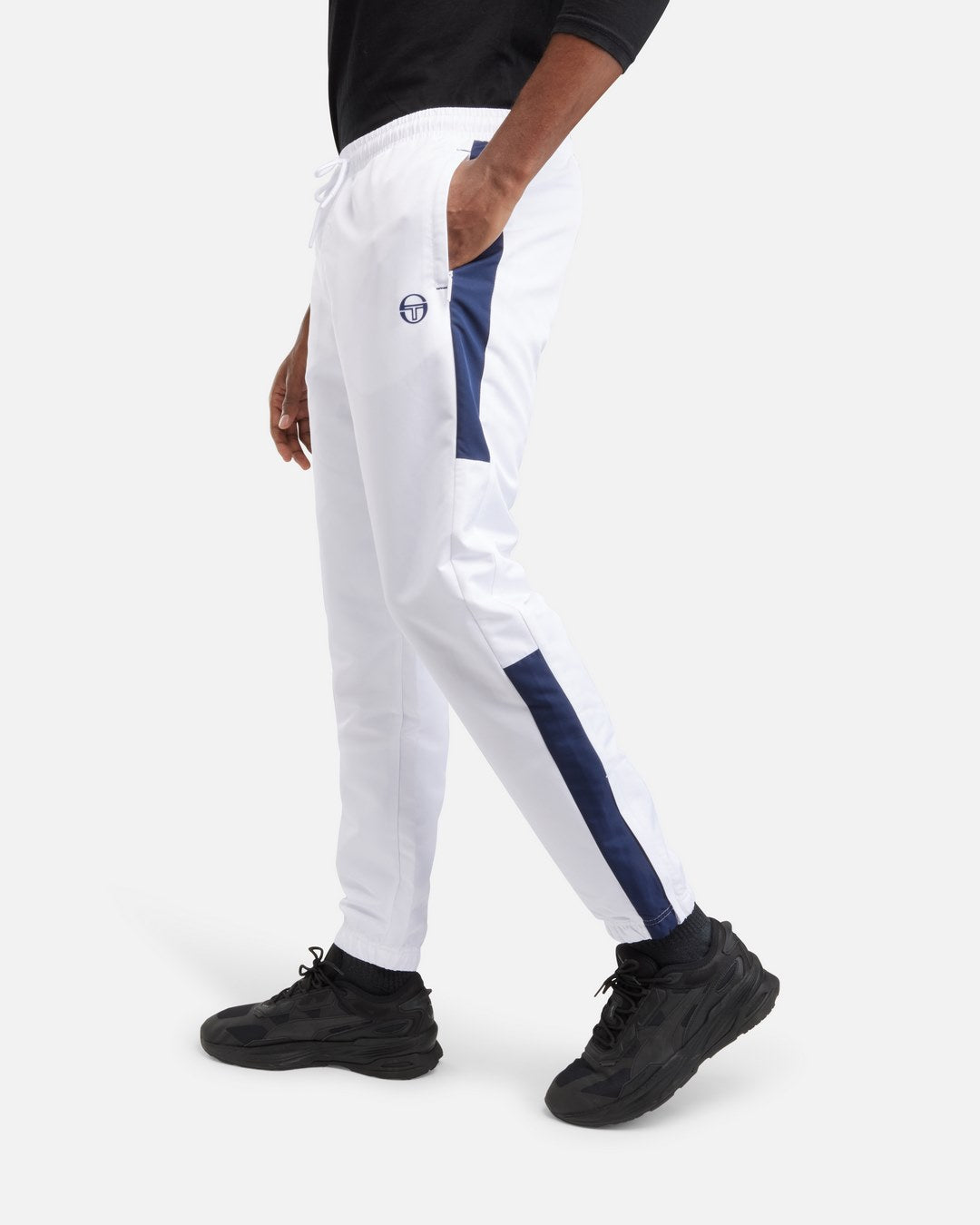 Pantalon Sergio Tacchini Ginnico Fleece - Blanc