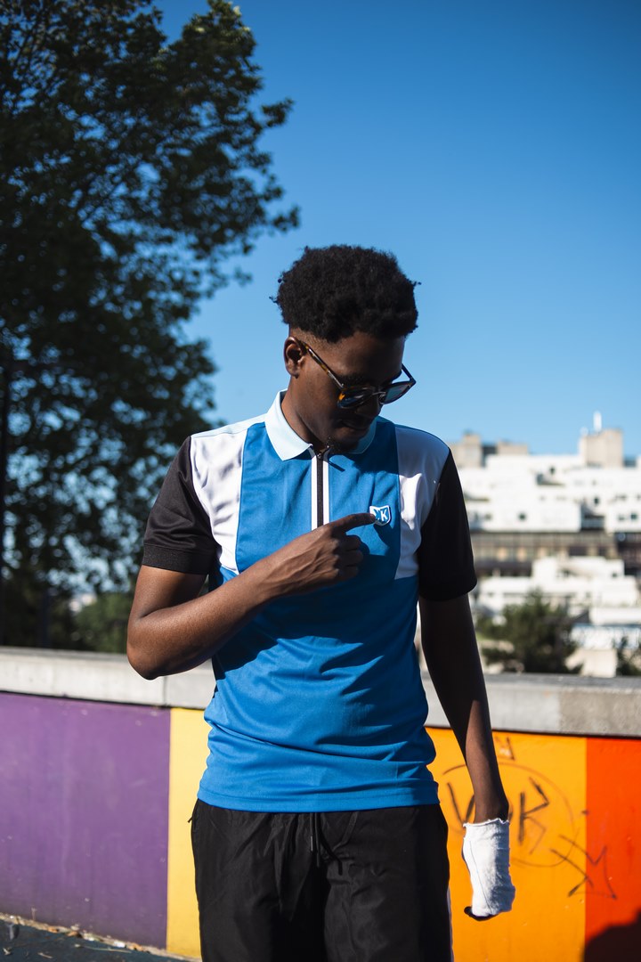 Polo FK Squad - Bleu/Blanc/Noir