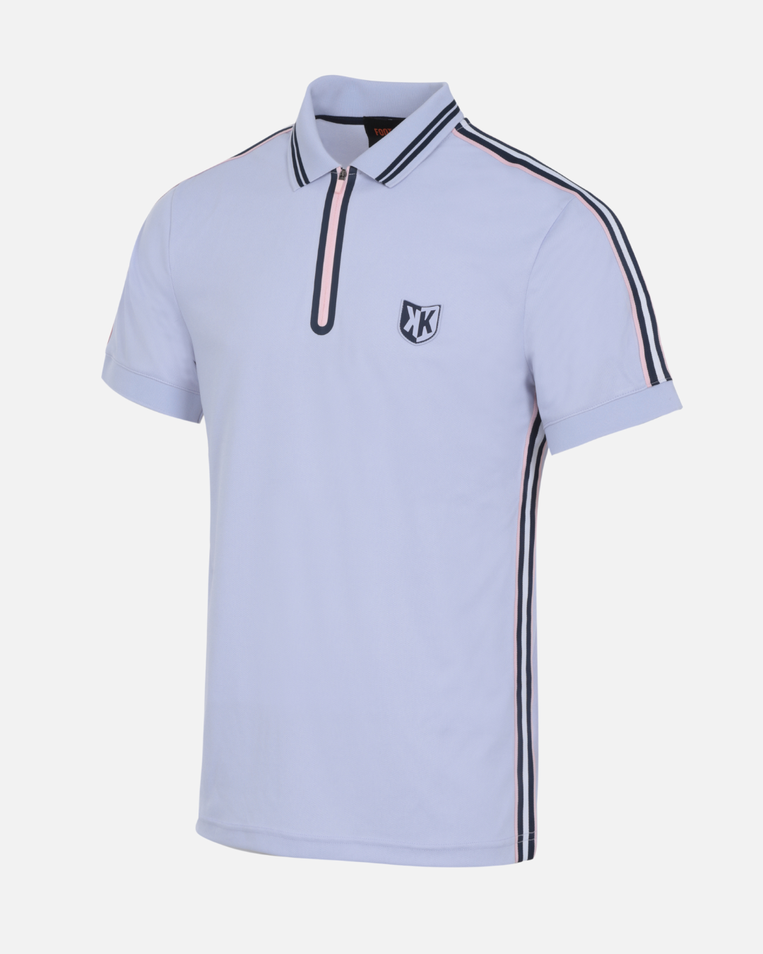 Polo FK Teams - Gris/Noir/Rose