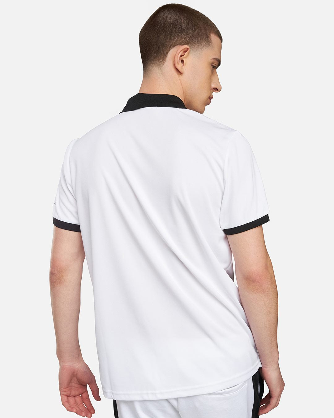 Polo Sergio Tacchini Diamante - Blanc/Noir