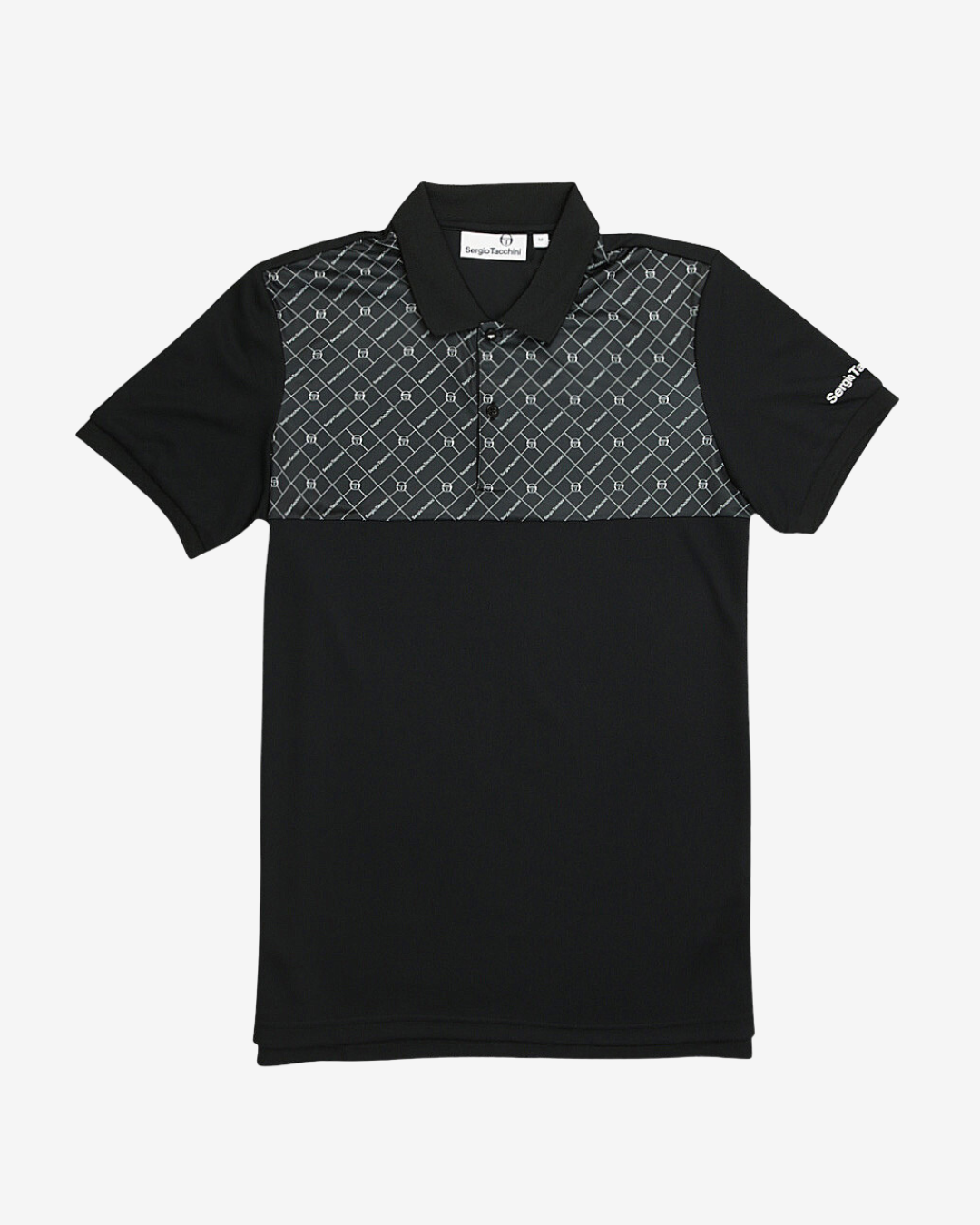 Polo Sergio Tacchini Diamante - Noir/Gris