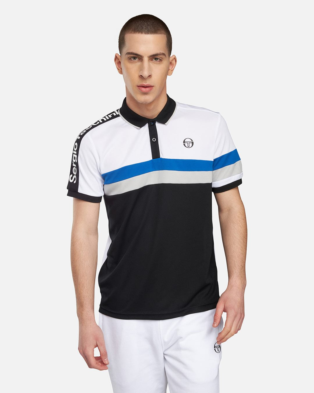 Sergio Tacchini Fascia Polo Shirt - Black