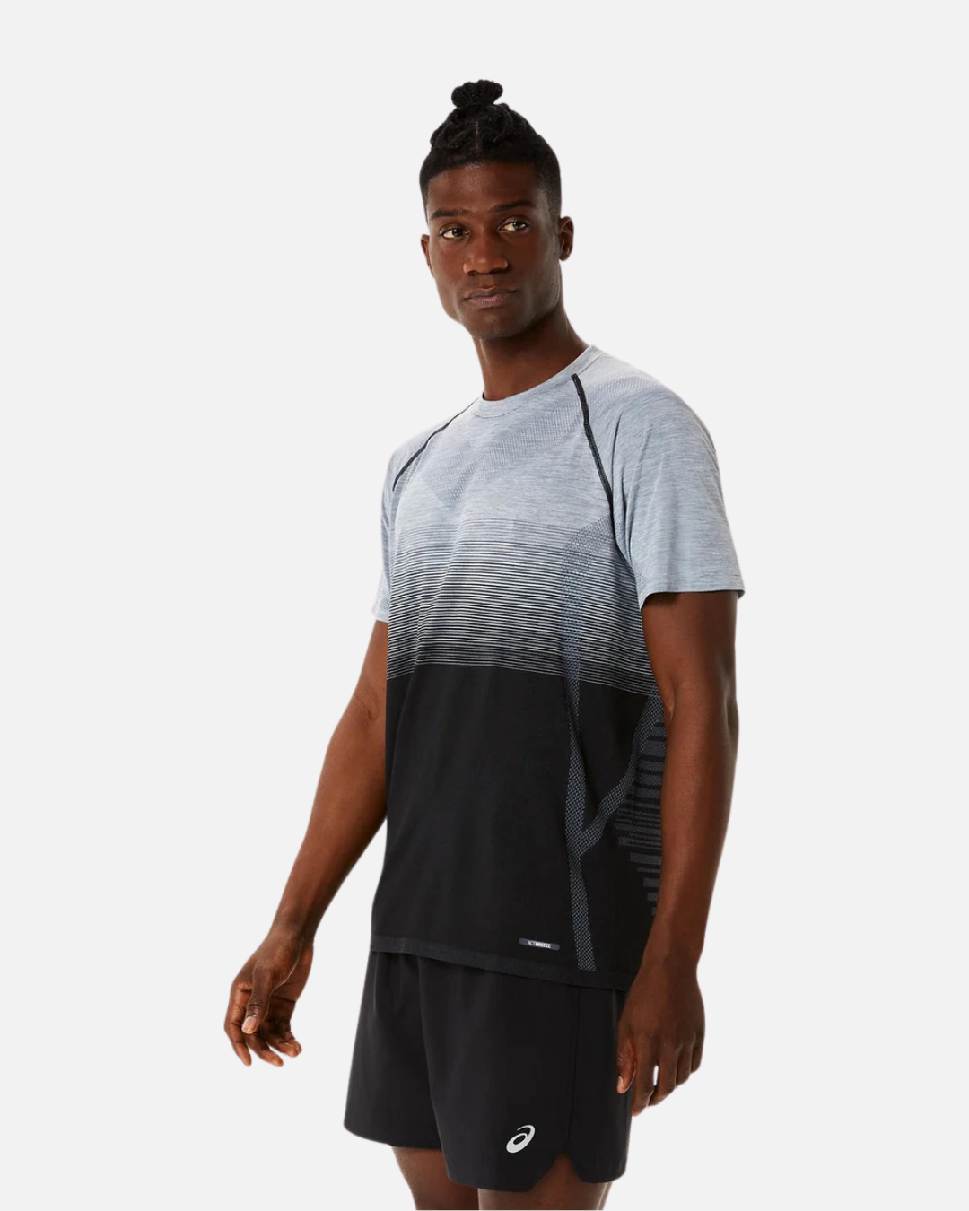 T-shirt Asics Seamless - Noir/Gris