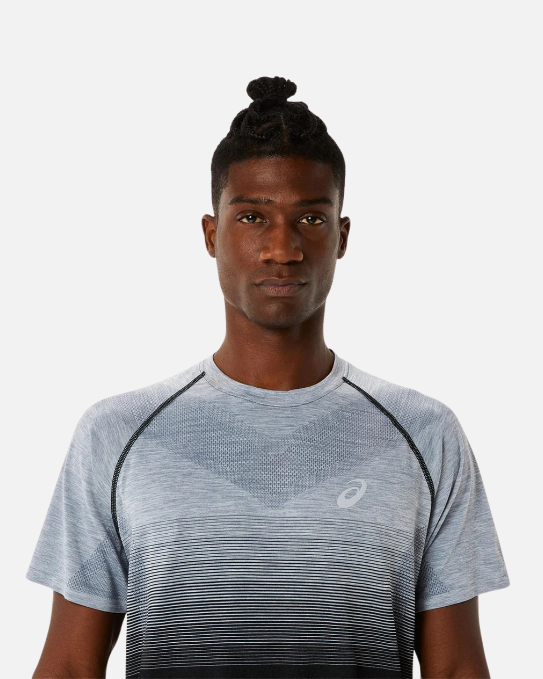 T-shirt Asics Seamless - Noir/Gris
