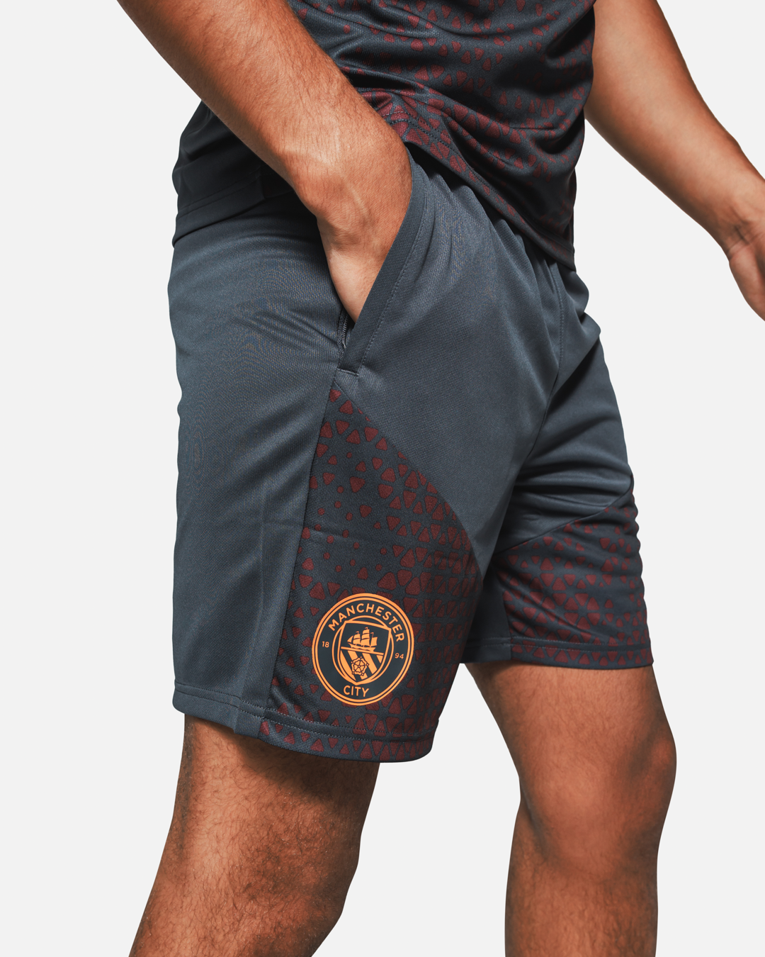 Pantaloncini da allenamento del Manchester City - Grigio
