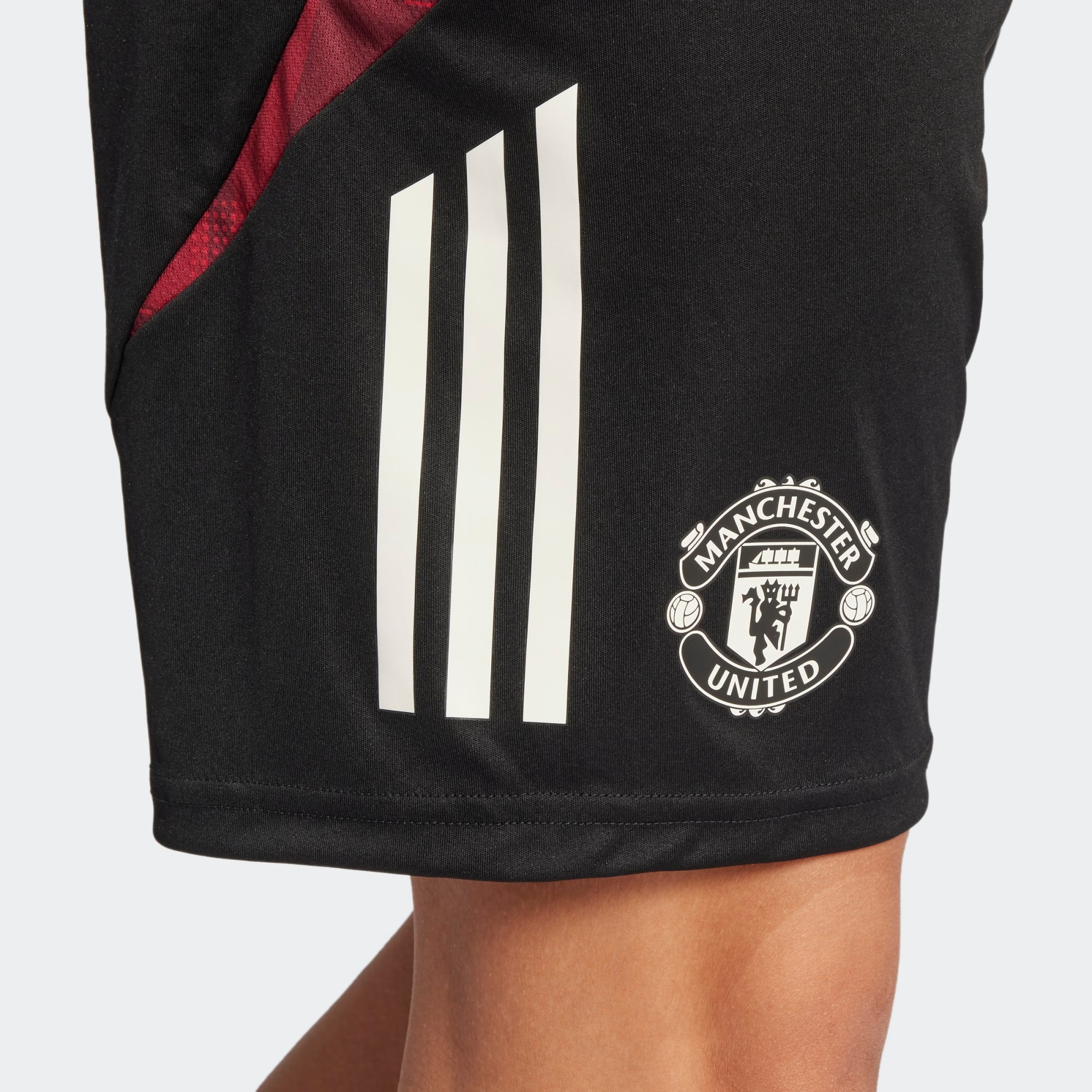 Pantaloncini allenamento Manchester United 2024/2025 - Nero/Rosso