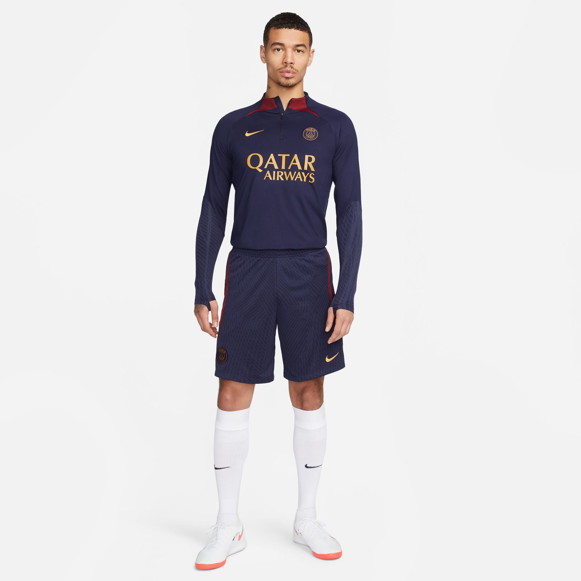 PSG Training Shorts - Blue/Gold