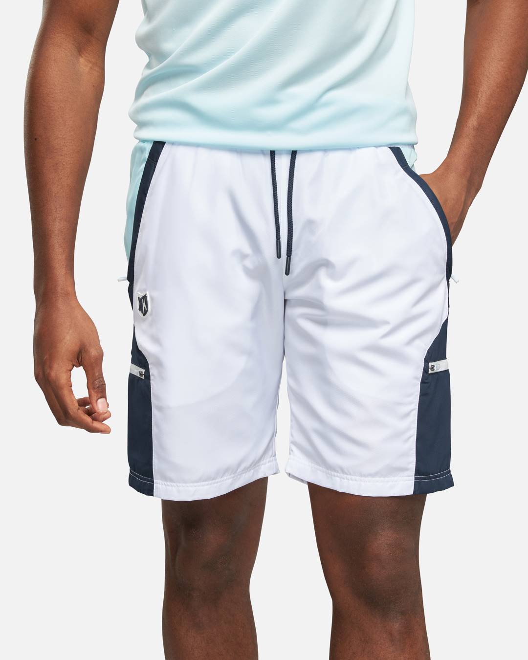 Pantaloncini da gioco FK - Bianco/Nero/Verde - Footkorner - Footkorner