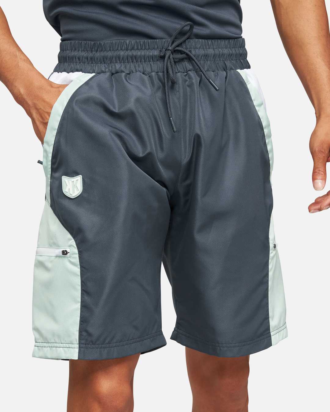 Pantaloncini da gioco FK - Bianco/Nero/Verde - Footkorner - Footkorner