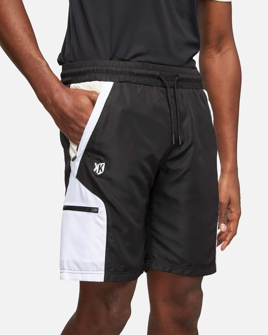 Pantaloncini da gioco FK - Bianco/Nero/Verde - Footkorner - Footkorner