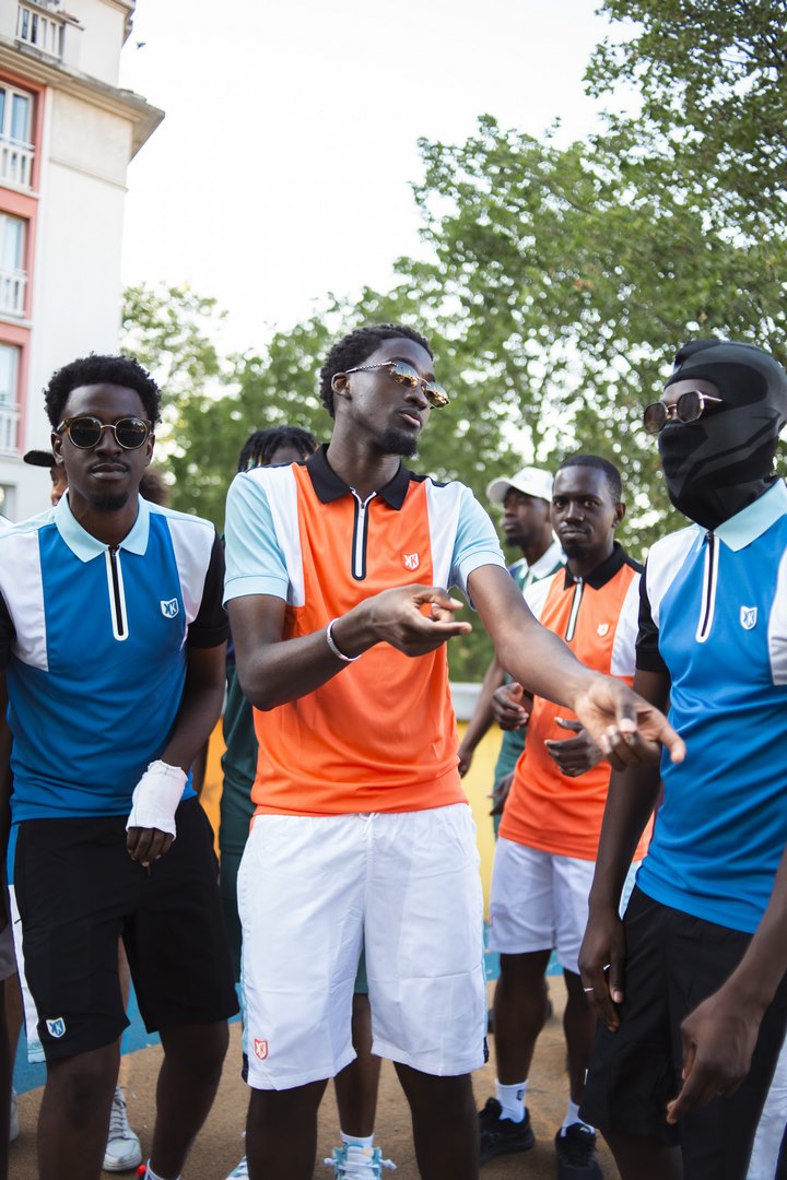 FK Squad Shorts - White/Orange/Blue
