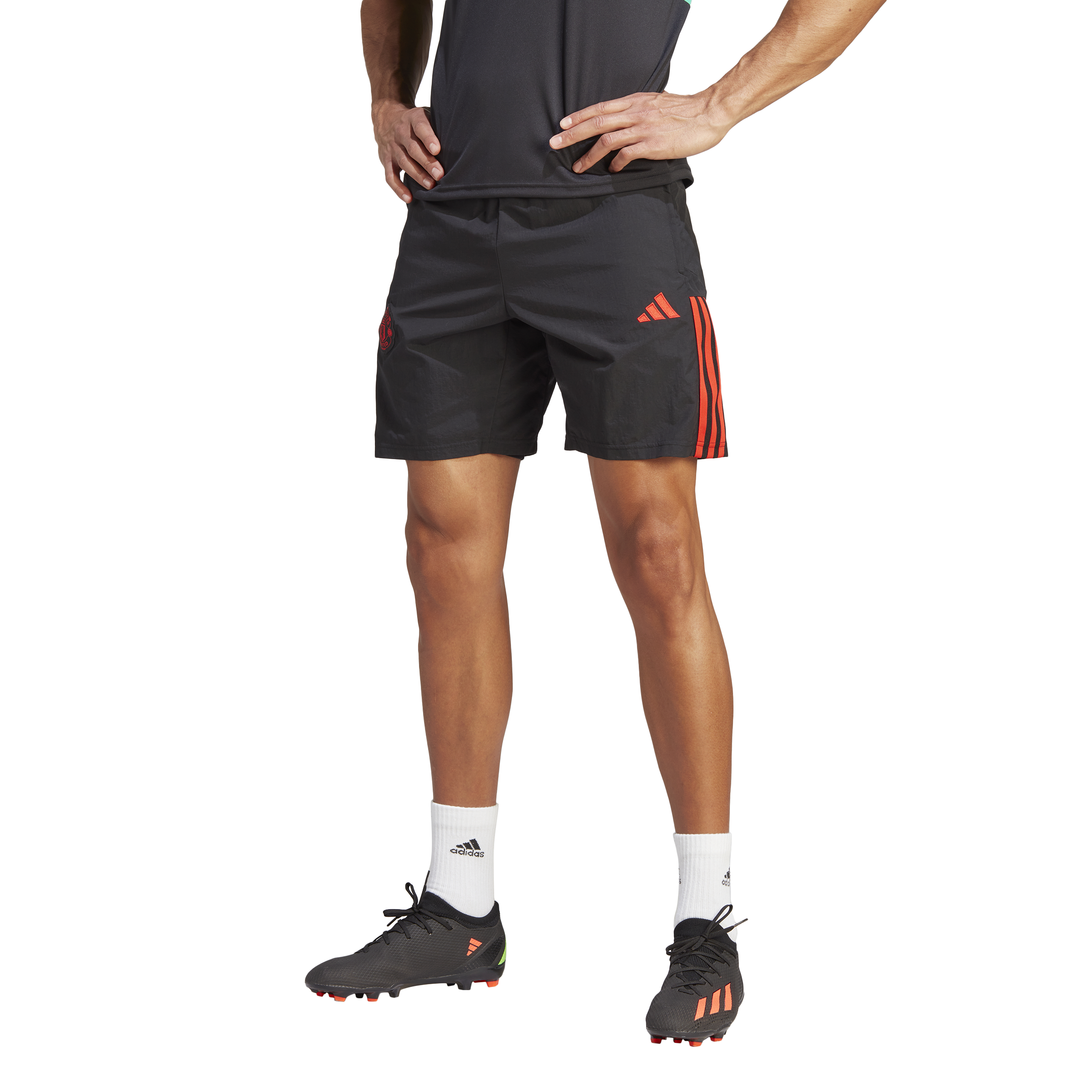 Manchester United Shorts 2023 2024 Black Red Footkorner