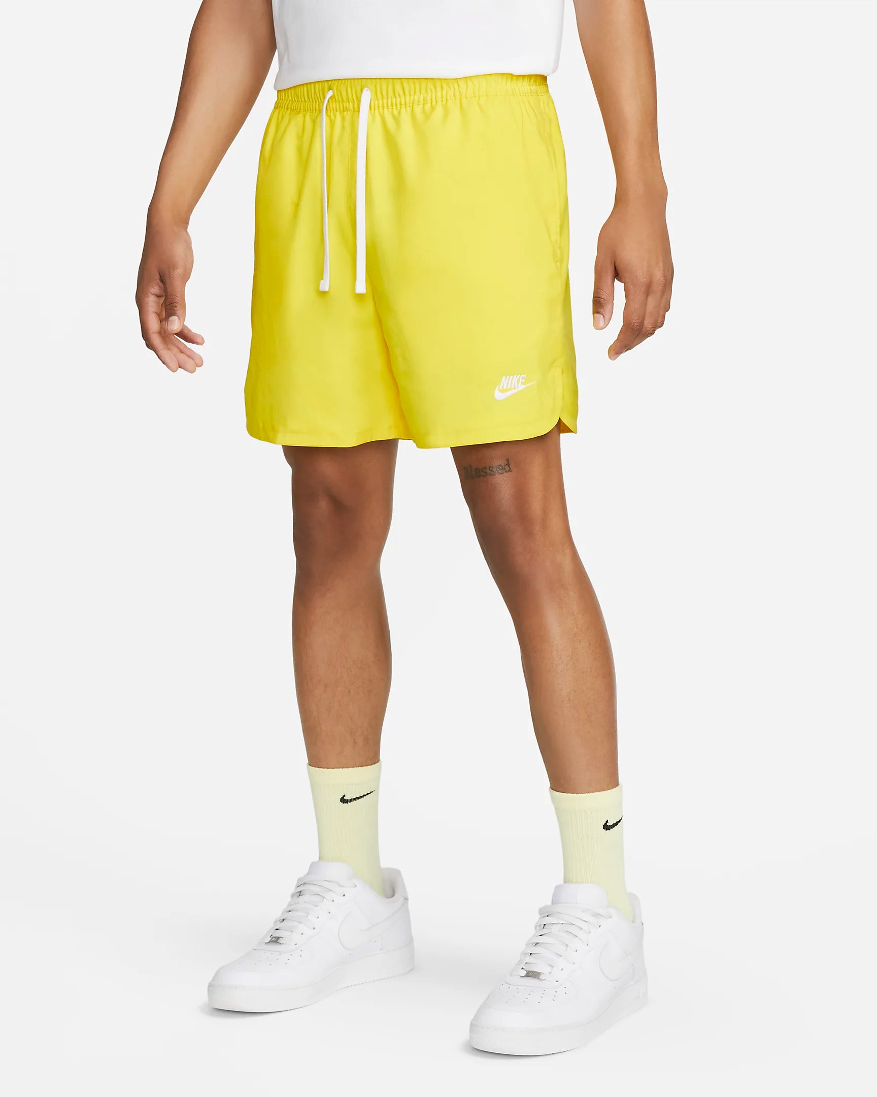Short Nike Sportswear Sport Essentials - Jaune/Blanc