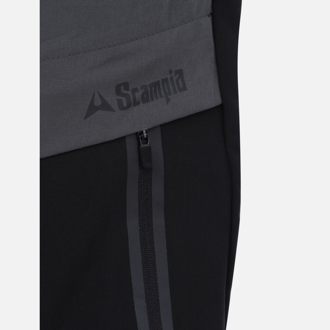 Short Scampia Scalare - Gris/Noir