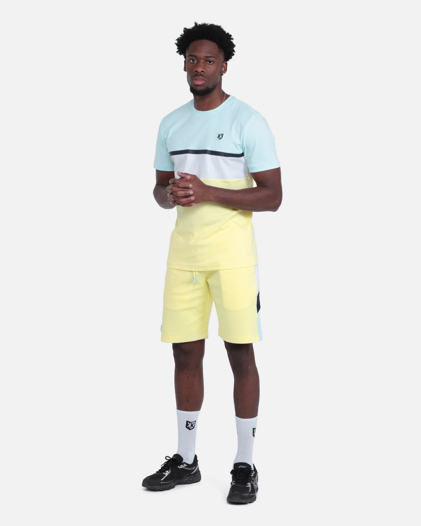 Sicarios Pastel Shorts - Blue/White/Yellow