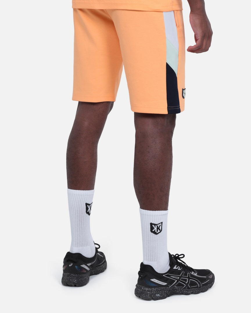 Sicarios Pastell Shorts – Orange/Weiß/Blau