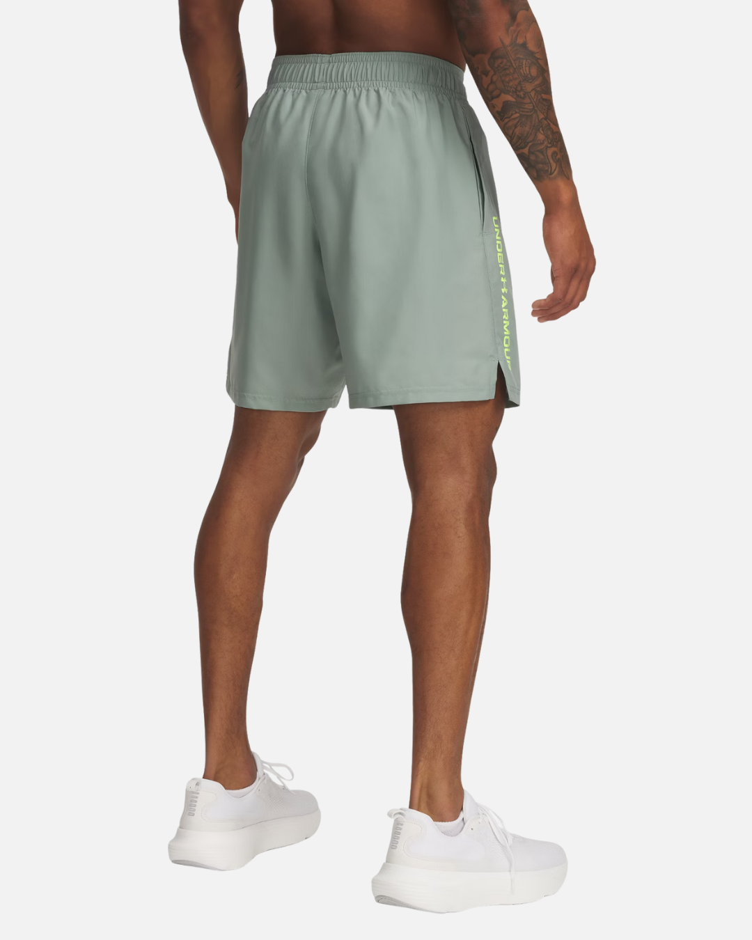 ua tech woven wordmark short {Color}