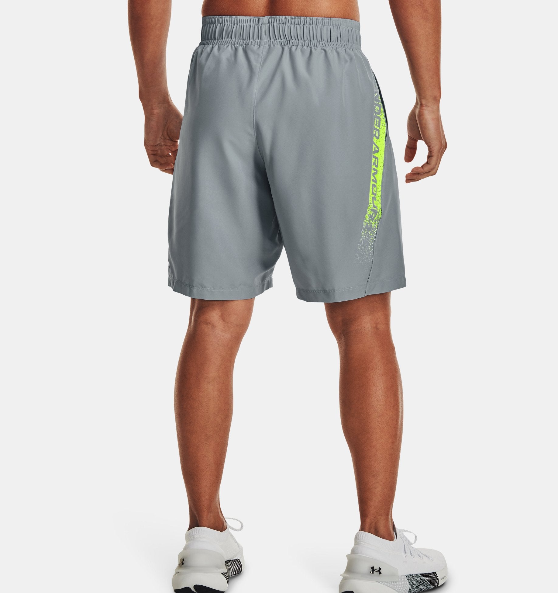 Kurze Under Armour Woven Graphic – Grau/Jaune
