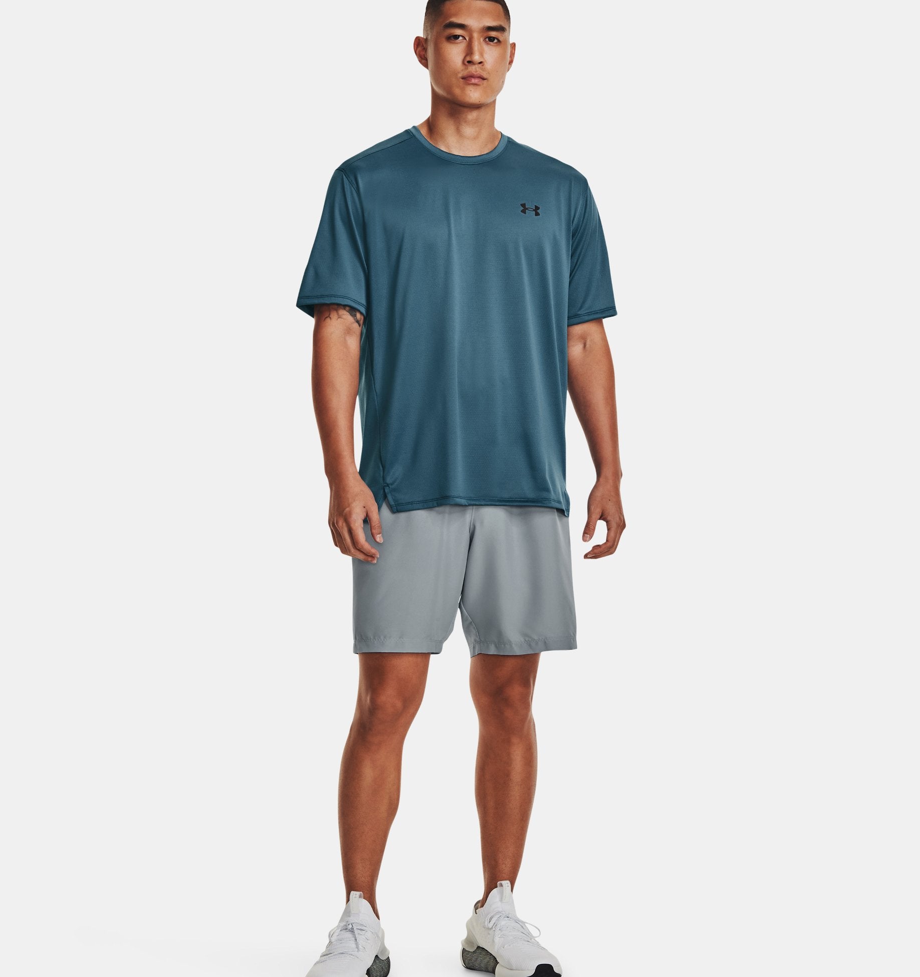 Kurze Under Armour Woven Graphic – Grau/Jaune