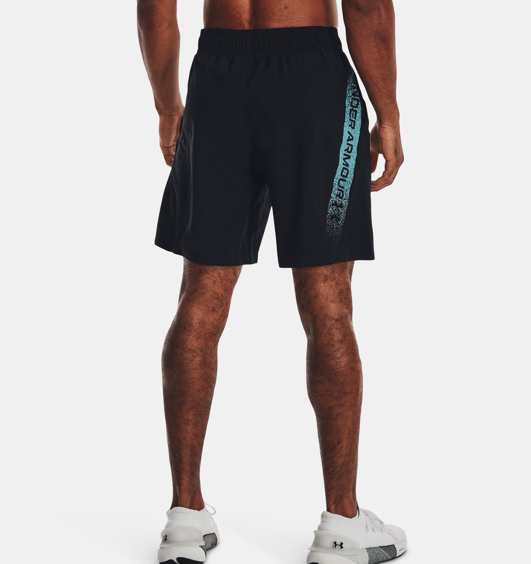 Short Under Armour Woven Graphic - Noir/Bleu