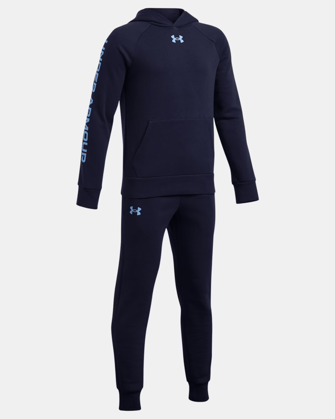 Tuta da ginnastica Under Armour Rival Fleece Junior - Blu