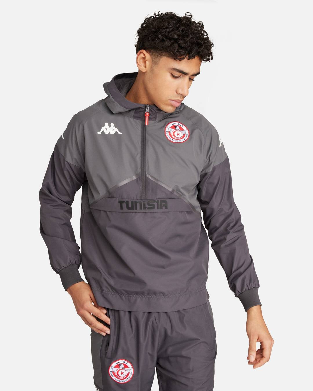 Asteody Tracksuit Tunisia - Gray/Red