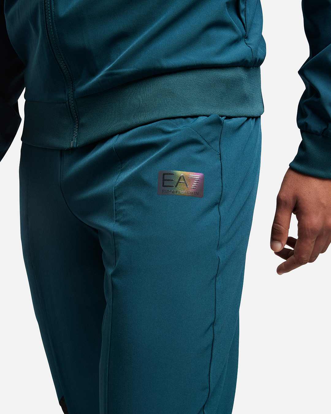 Emporio Armani EA7 Tracksuit - Black/Green