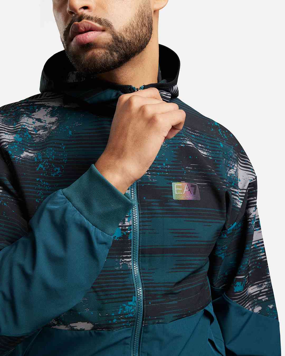 Emporio Armani EA7 Tracksuit - Black/Green