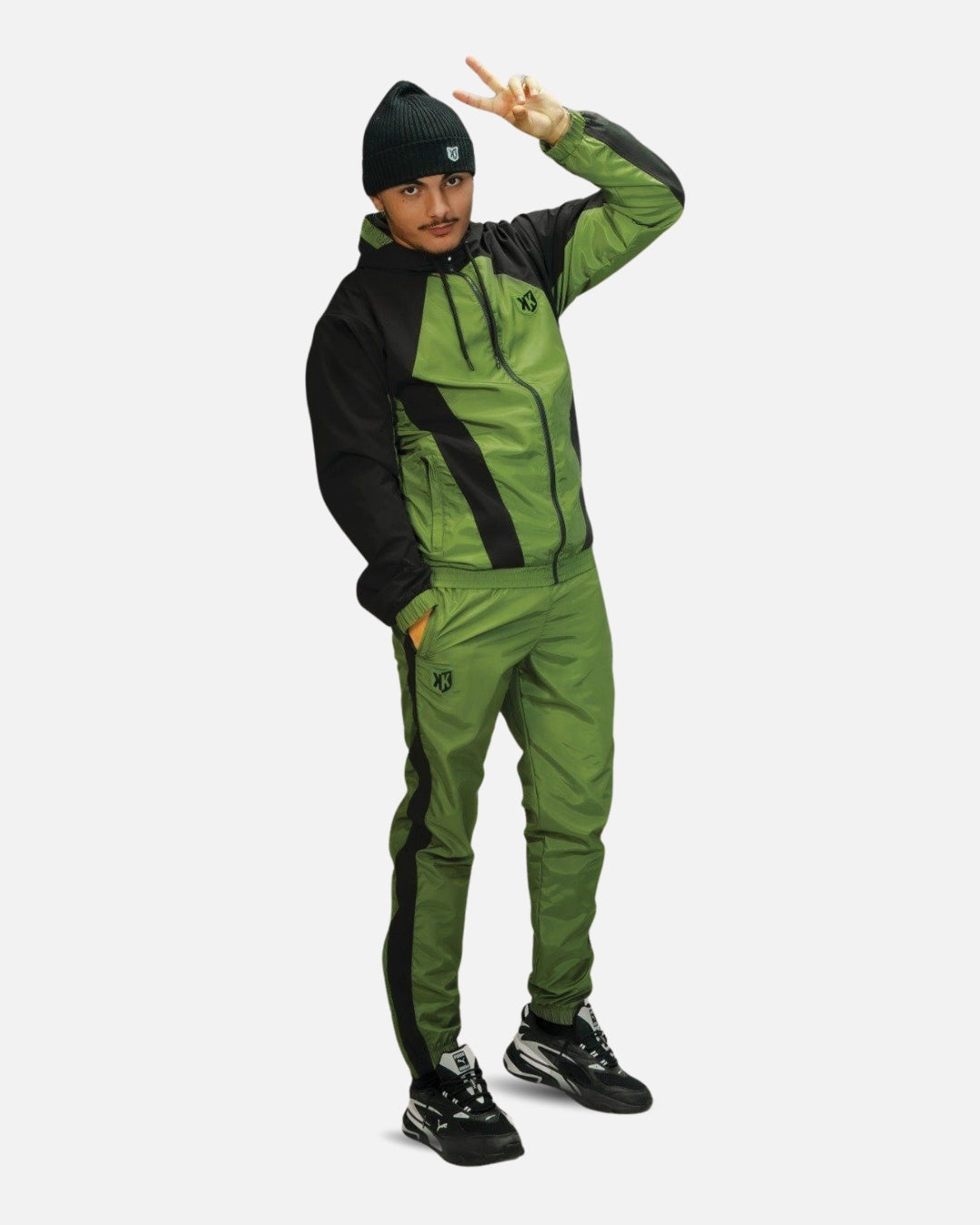 FK Racing Tracksuit - Gray/Black - Footkorner - Footkorner