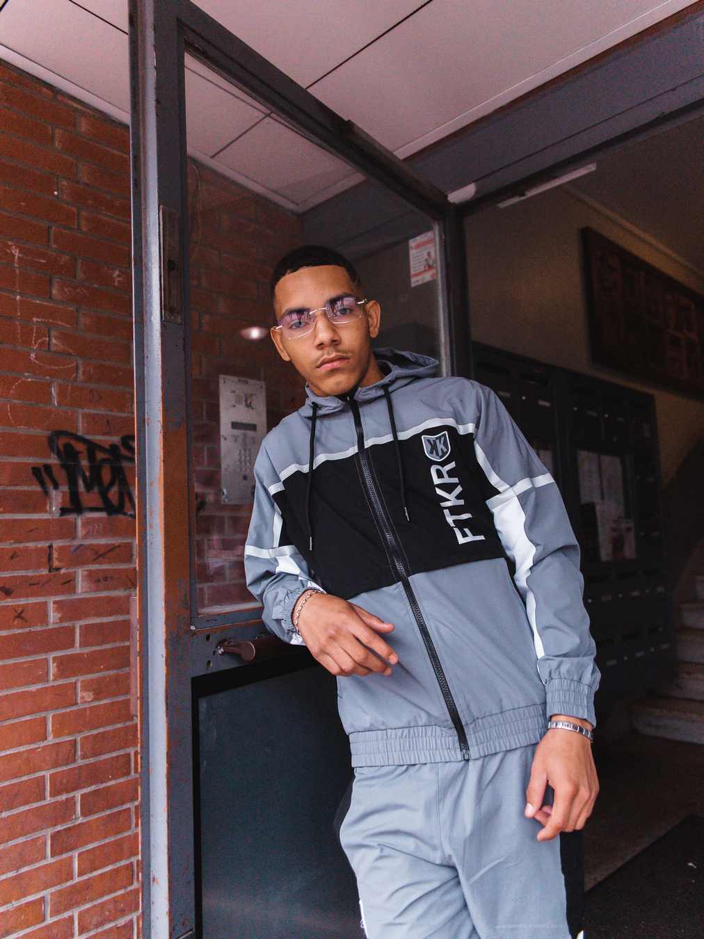 Survêtement FTKR II - Gris/Noir/Blanc