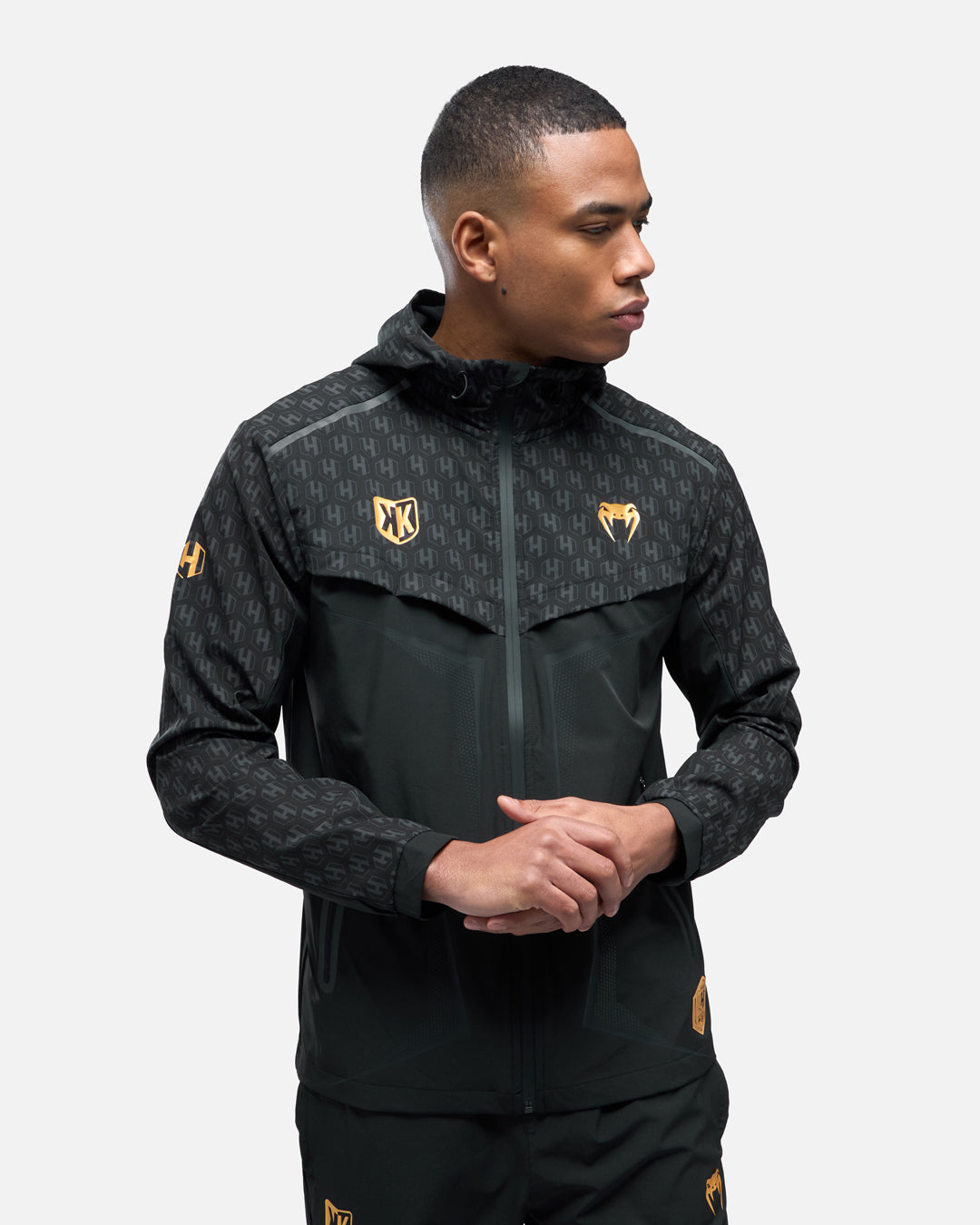 Sudadera FK x Venum Hexagone MMA - Negro/Dorado