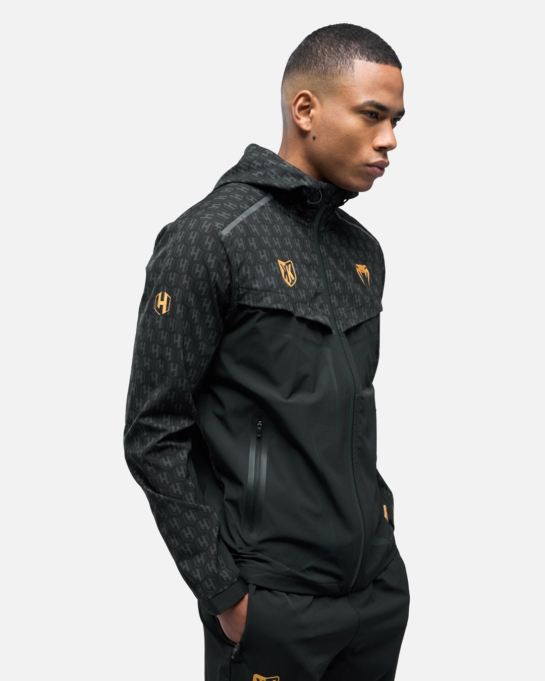 Sudadera FK x Venum Hexagone MMA - Negro/Dorado