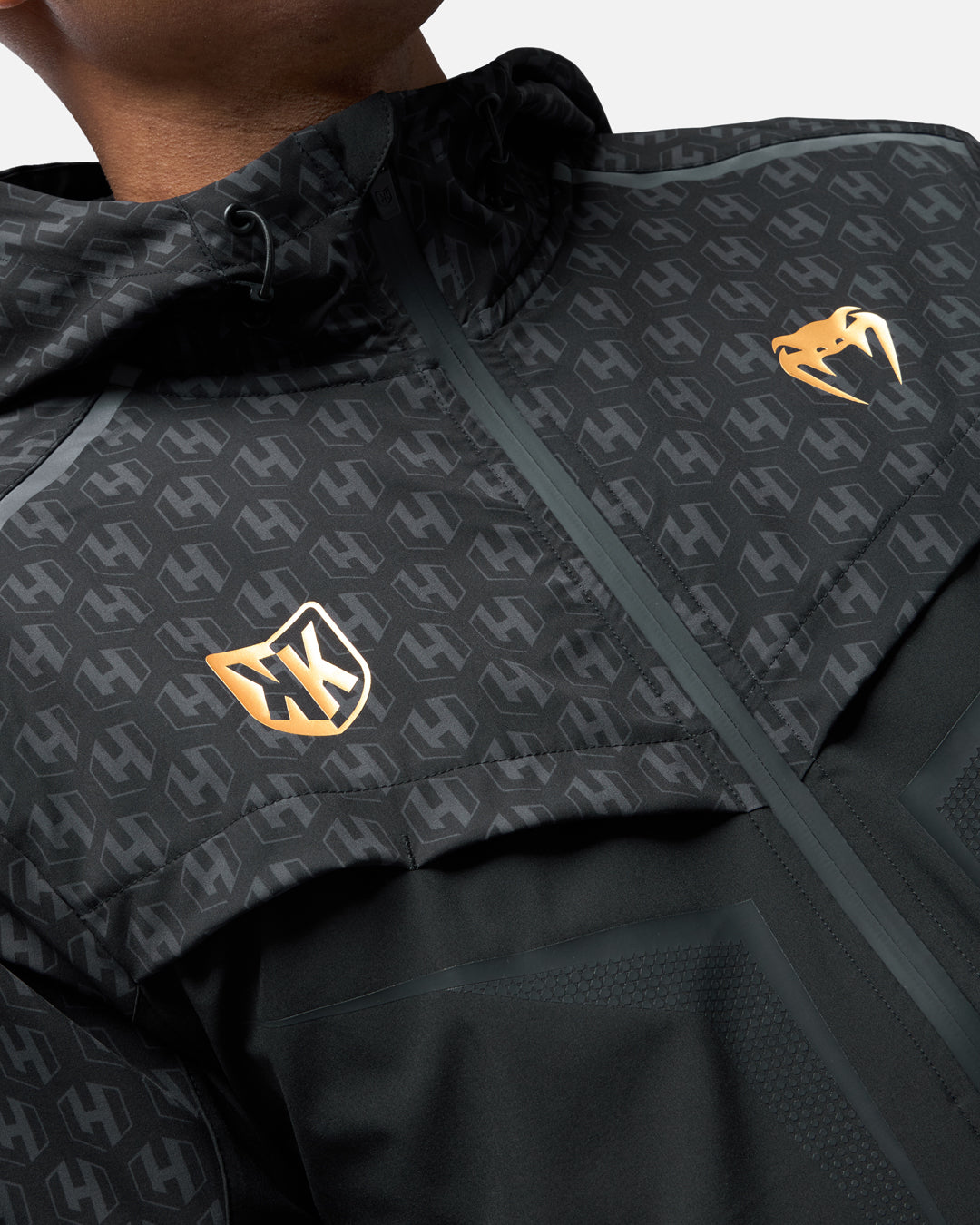 Sudadera FK x Venum Hexagone MMA - Negro/Dorado