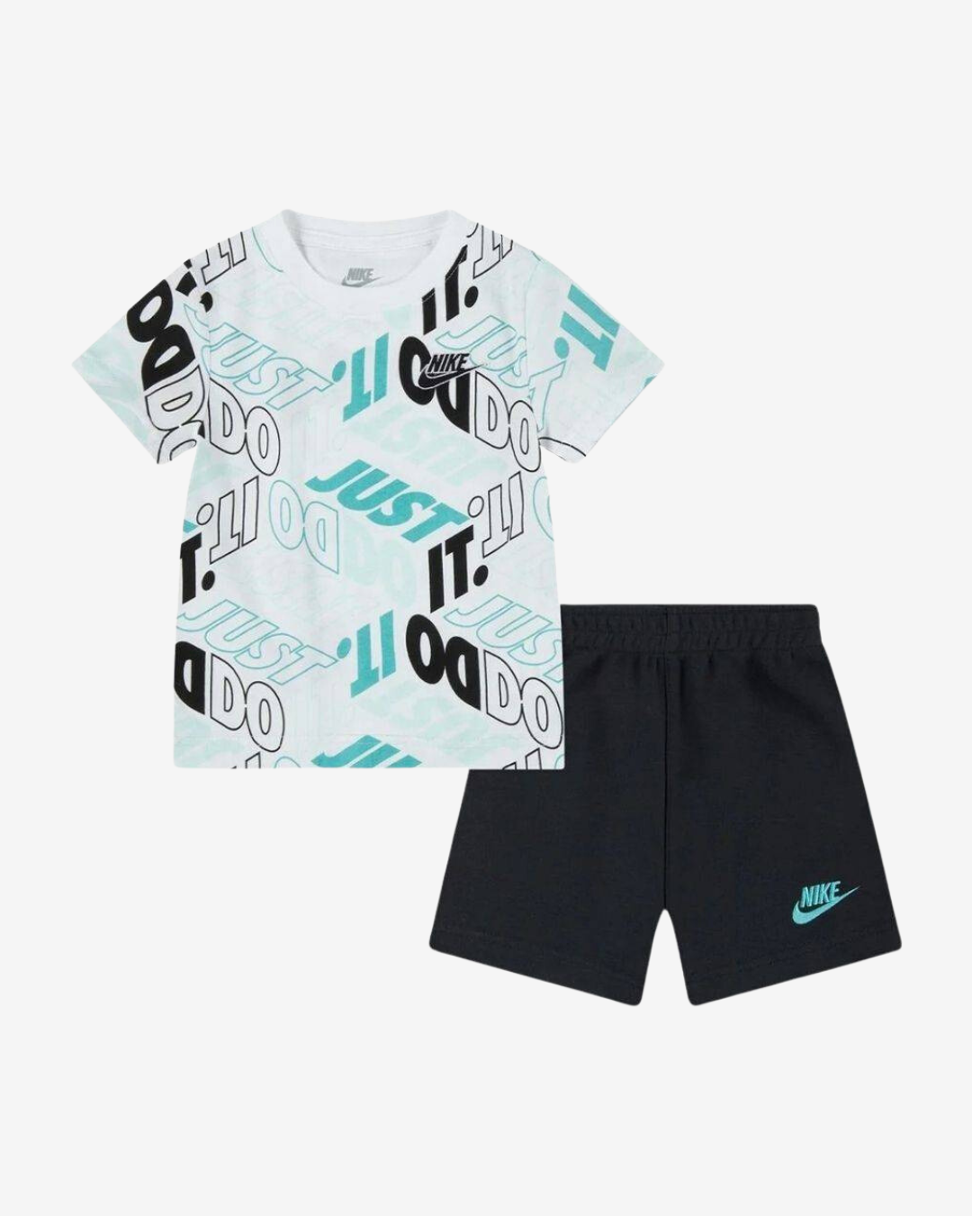 Nike Just Do It Baby Tracksuit - White/Black/Blue – Footkorner