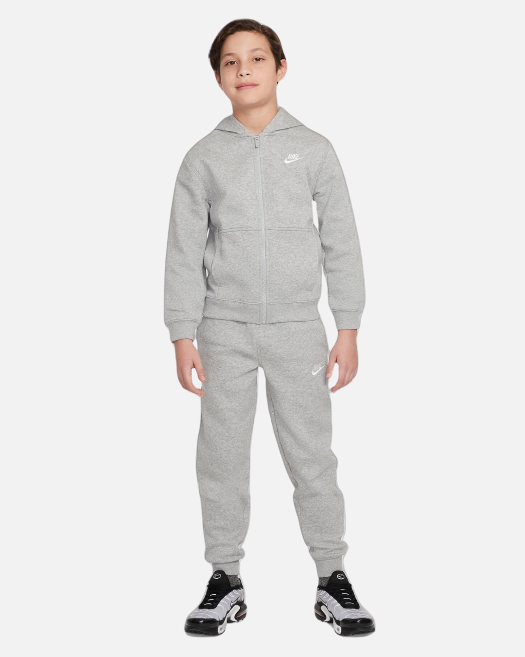 Survêtement Nike Club Fleece Junior Gris – Footkorner