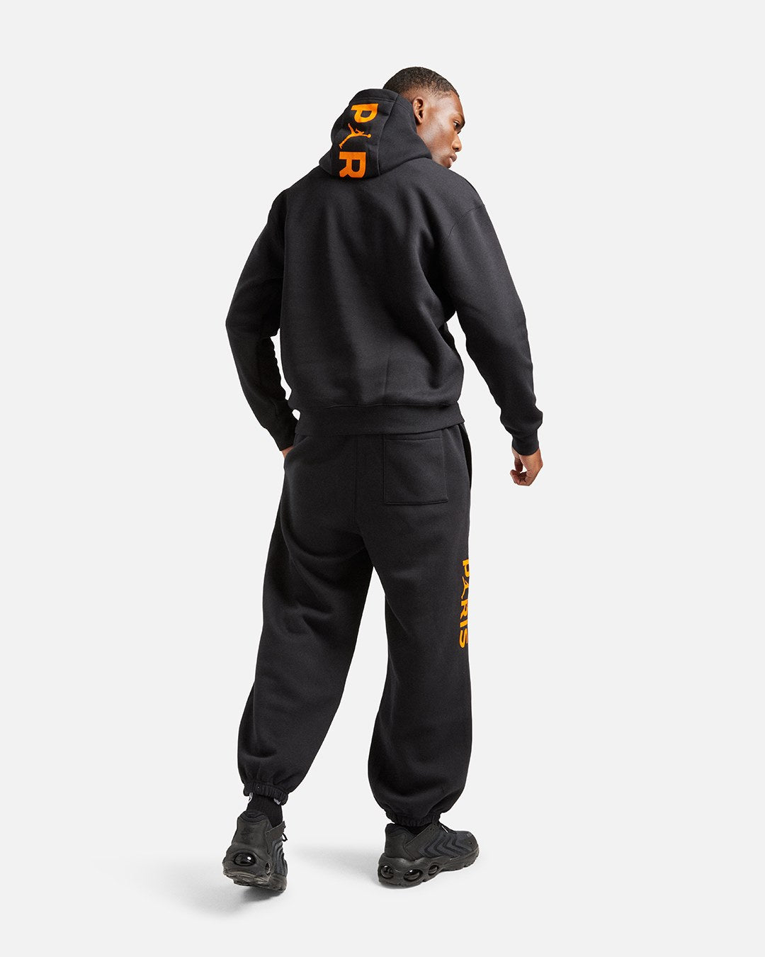 Survêtement PSG x Jordan Fleece 2023/2024 - Noir/Gris/Orange